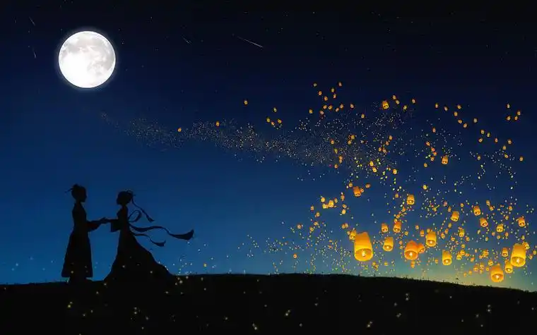 七夕节牛郎织女图片
