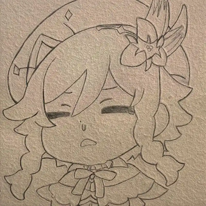 教你画温迪.#临摹 #画画 #原神 #温迪#艾特你想艾特的人 - 抖音