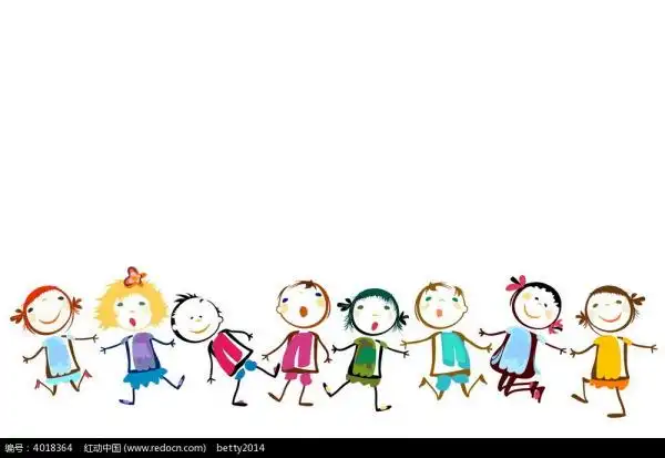 一男一女手牵手简笔画