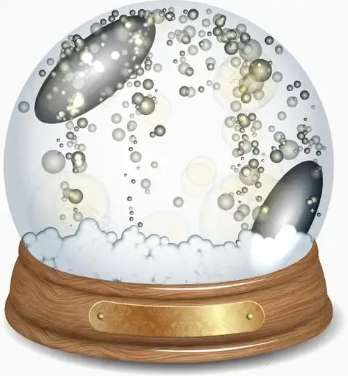 水晶球矢量素材