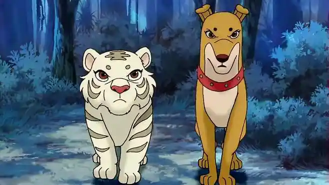 小虎还乡:小虎劝虎妹妹别吃肉,说是坏人放下的,可它却不领情-母婴亲子