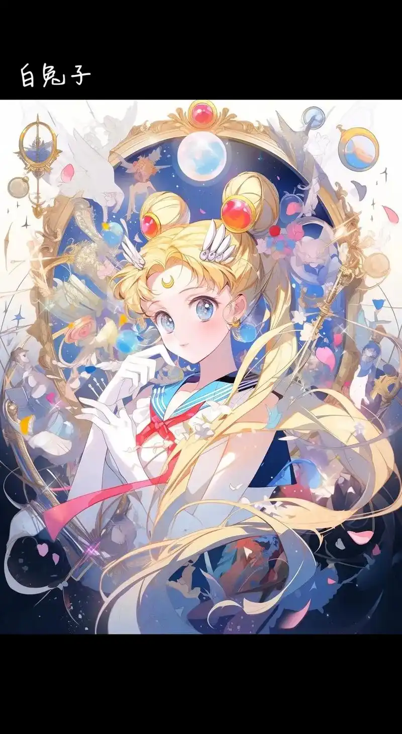 儿时回忆美少女战士月野兔卡通动漫人物.#优质头像 #动漫头像 - 抖音