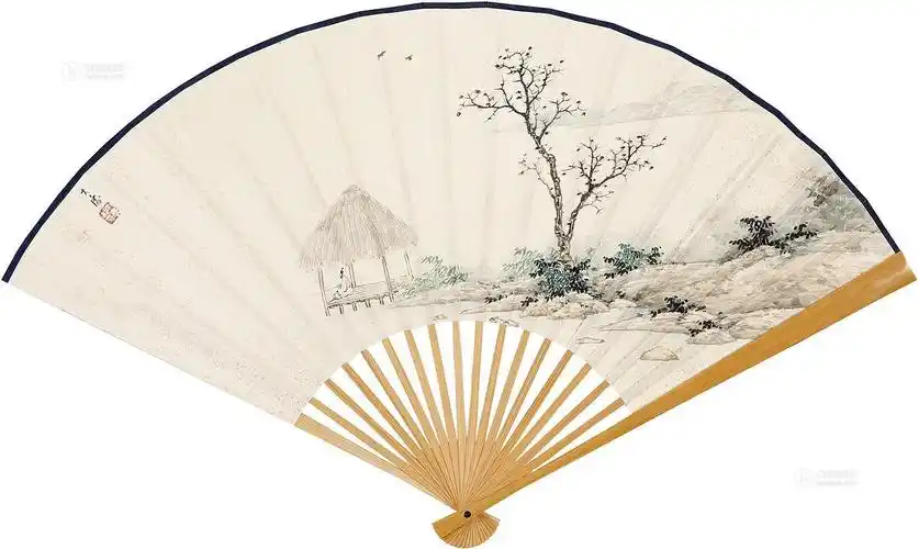 【山水 折扇 设色纸本】拍卖品_图片_价格_鉴赏_绘画_雅昌艺术品拍卖