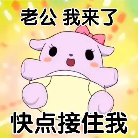 老公我来了快点接住我_接住_我来_快点表情