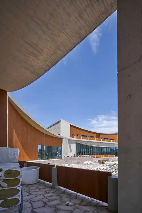 [分享]清水混凝土建筑玉环博物馆和图书馆结构设计