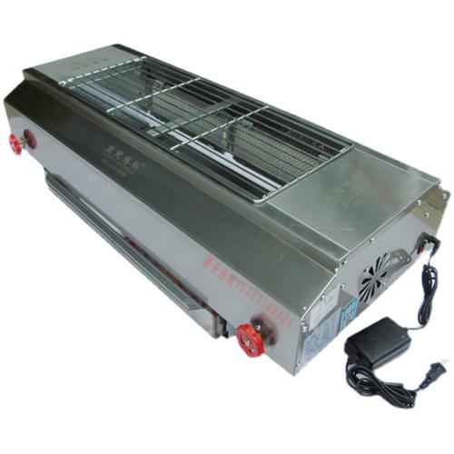 蓝天博科无烟烧烤炉家用商用小型号烤串炉摆摊液化煤气天然气烤炉