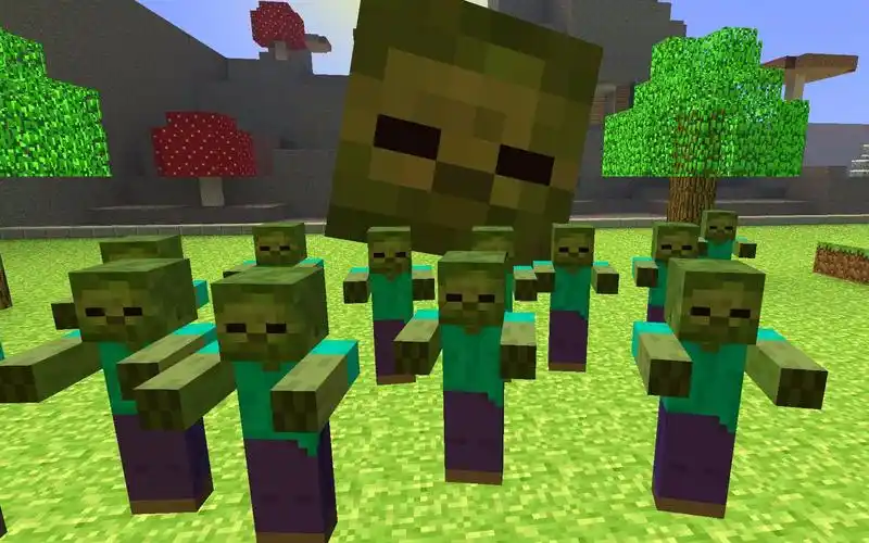 我的世界僵尸的脑袋里隐藏了什么东西?