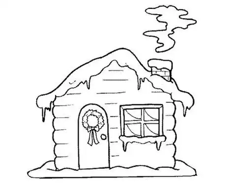 圣诞屋简笔画圣诞屋简笔画房子