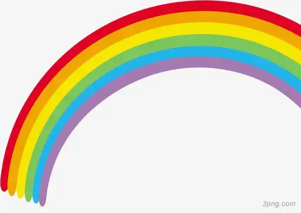 彩虹高清纽扣彩虹云朵云朵上的彩虹彩虹卡通可爱彩虹彩虹免扣彩虹矢量