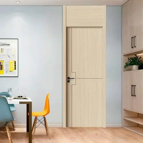 极简轻奢现代简约生态免漆室内门套装卫生间碳晶门带门头板