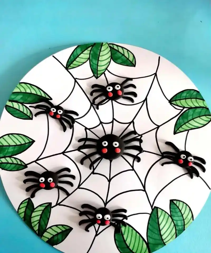 创意儿童画.《大蜘蛛9915》#每日一画 #一学就会系列 #昆 - 抖音