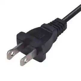 供应美标极性电源线 美规2芯大小片插头线 两芯线插头插头