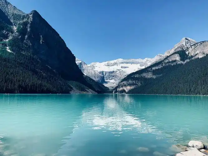 加拿大班夫国家公园的湖