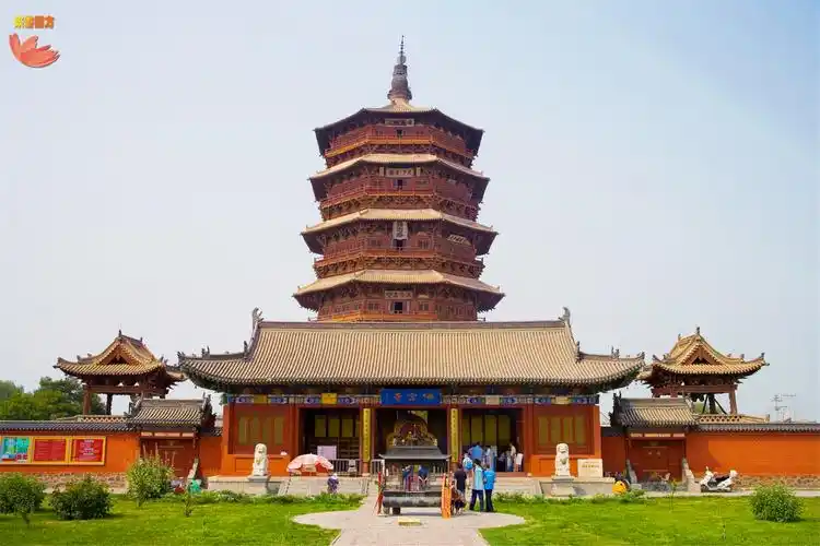 世界现存的最高的木塔世界三大奇塔之一1000多年仍然屹立不倒