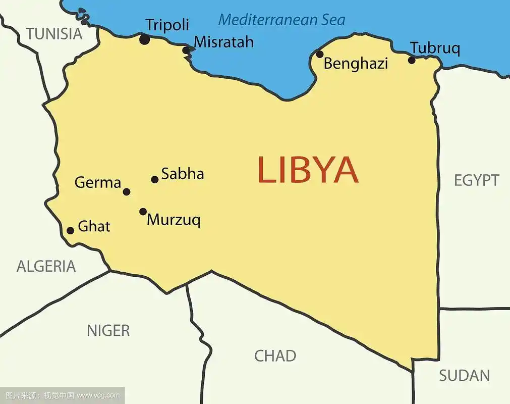 利比亚——地图