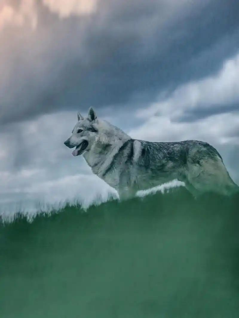 都说国外的捷克狼犬帅,那看看国内的帅不帅