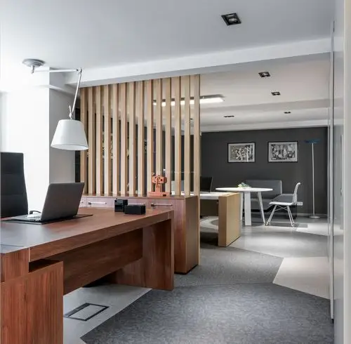 简约小型老板办公室装修设计图片-城起装修效果图