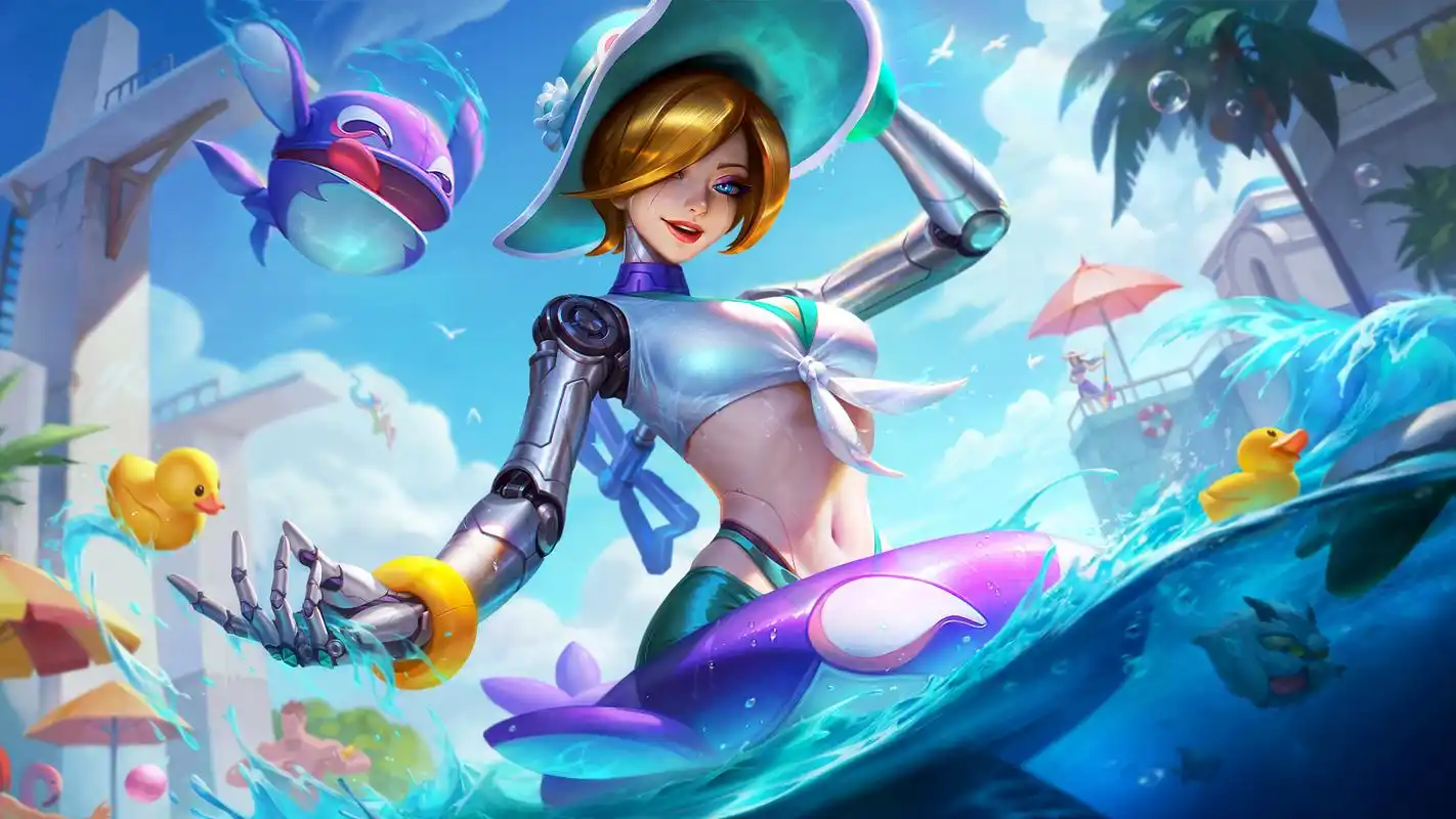 泳池派对臻彩原画分享