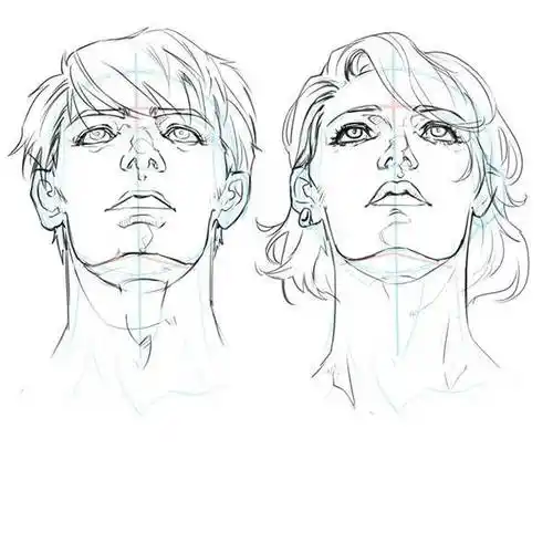 人体怎么画,仰视人体画法教程到这里就结束了,学绘画,关注云伴,添加