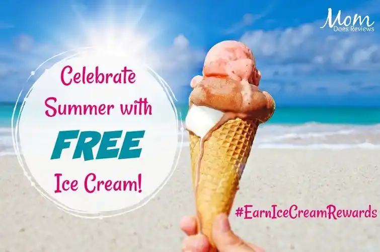 celebrate summer with free ice cream #earnicecreamrewards