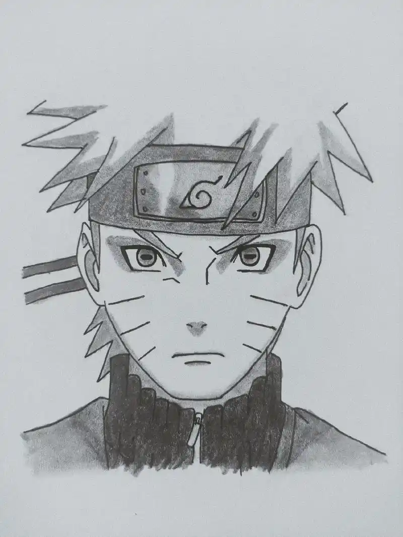 火影忍者仙人鸣人.#火影忍者 #画画 #动漫 - 抖音