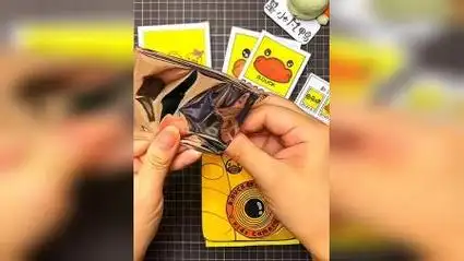 自制小黄鸭拍立得盲盒创意美术盲盒自制盲盒小凡手工