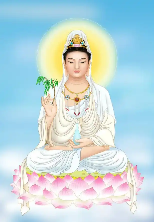 南无观世音菩萨佛像图片素材