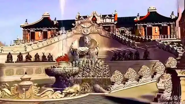 富丽堂皇的圆明园复原图