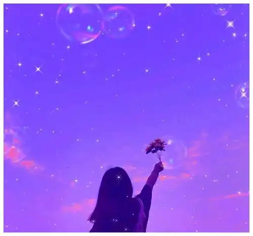 少女心爆棚的头像夏天有草莓味的晚霞和一大勺西瓜味的月亮