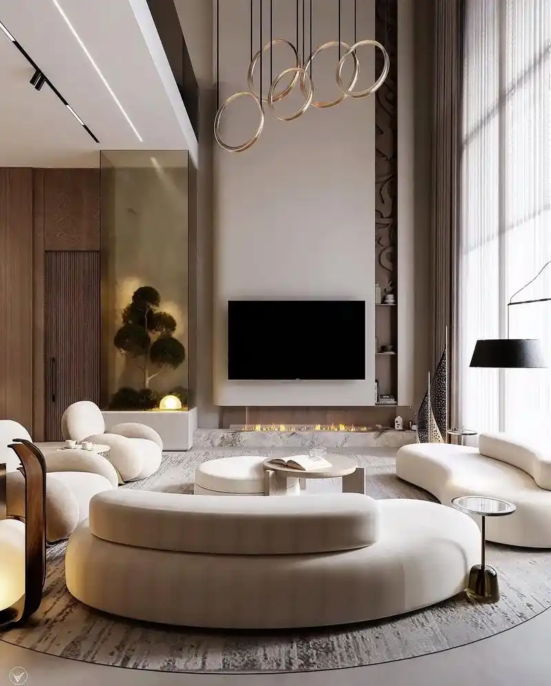 透露着高级感的客厅