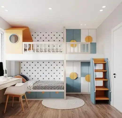 上百款美观实用的儿童房设计,快给你家孩子选一个吧!