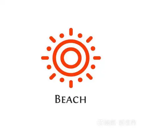 孤立的抽象圆的形状橙色颜色商标,太阳标识,目的是矢量图