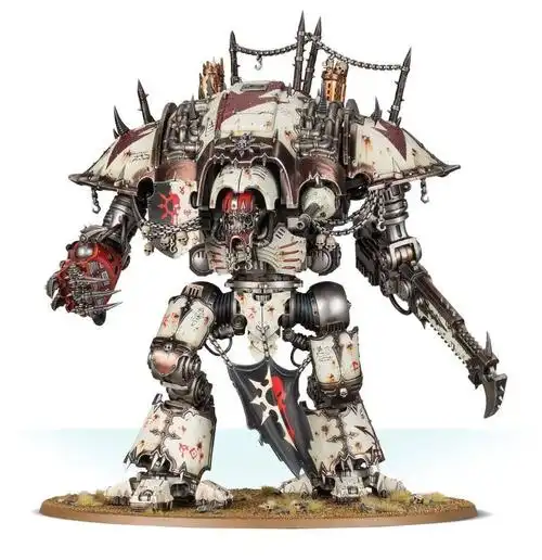 战锤40k 普通版 混沌 亵渎者骑士泰坦