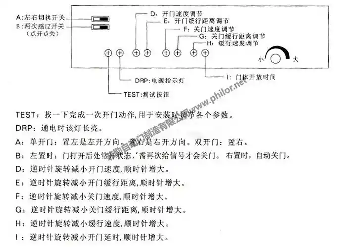 自动感应门接线图解