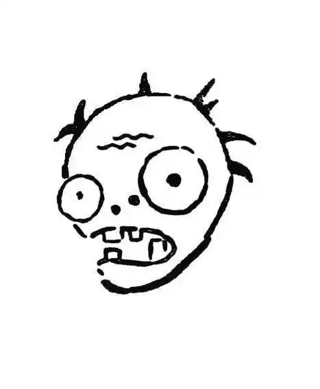 植物大战僵尸二植物的简笔画