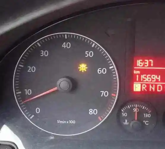 大众速腾仪表盘故障灯图解车辆开始自检时指示灯点亮启