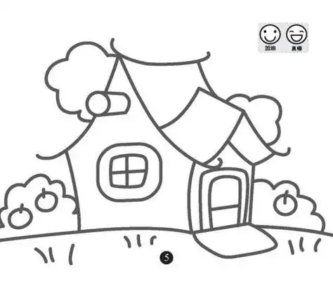 简单简笔画不涂颜色