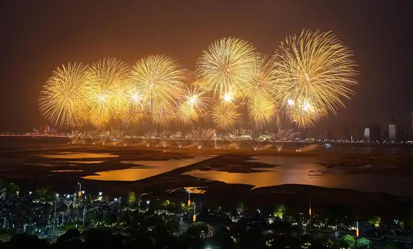 新年烟花祝福语图画3