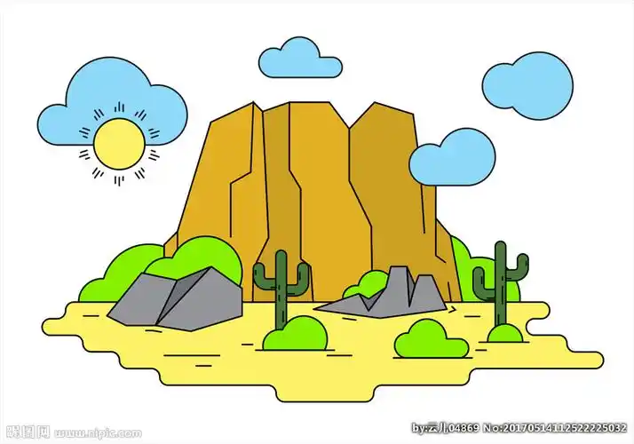 矢量山水风景图片