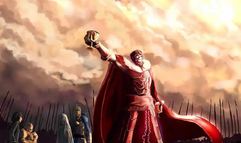 力拔山兮气盖世善叔的fate伊斯坎达尔插画图片