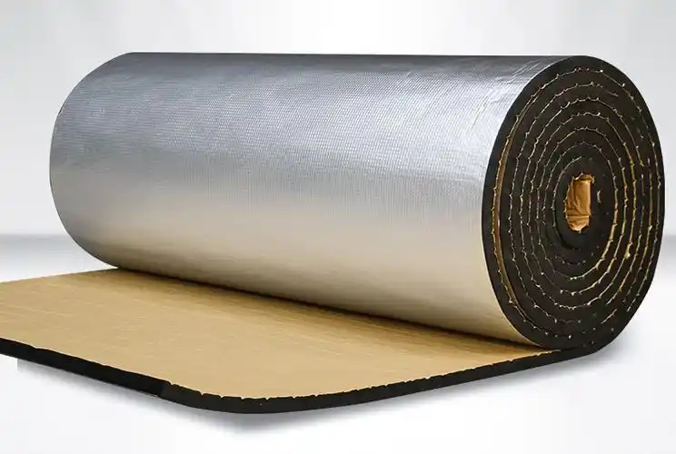铝箔橡塑板自粘防火隔热棉楼顶屋顶隔热板室内保温材料橡塑保温板