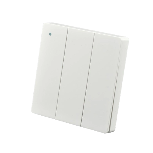 自发电无线遥控开关随意贴免布线双控220v家用照明灯电开关 自发电