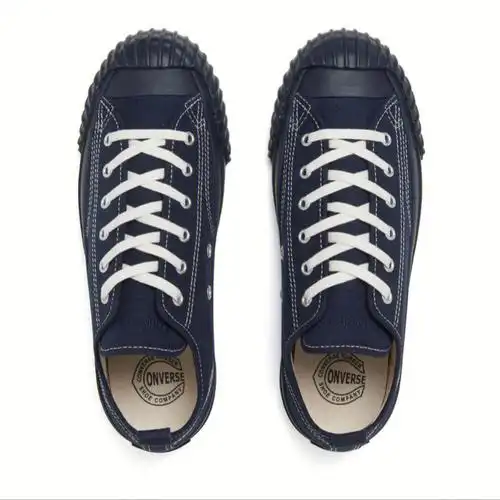 日本匡威bigcfgox蓝色复古防水帆布鞋