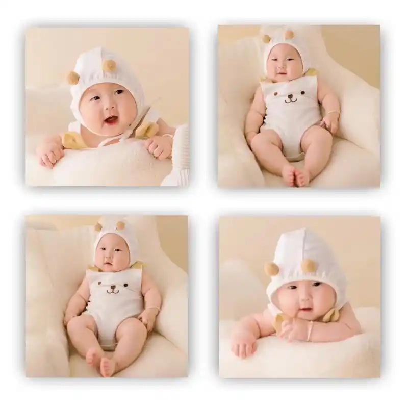 这组拍到麻麻心巴上的宝宝百岁照97.这样的百天照你爱了吗?  - 抖音