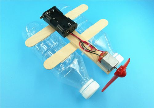 科技小制作小发明diy电动风力小船小学生科学实验玩具自制小快艇