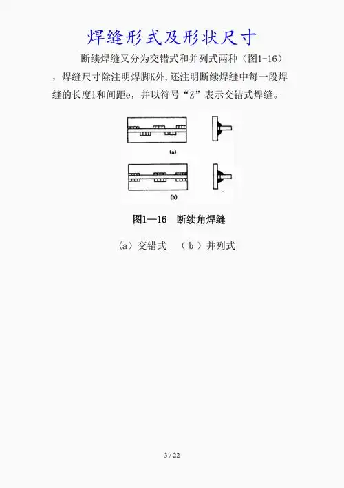 最新焊缝形式及形状尺寸精品课件