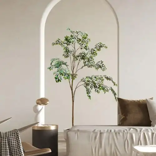 仿真绿植北欧ins风可定制室内假树植物落地盆栽商城大型装饰摆件