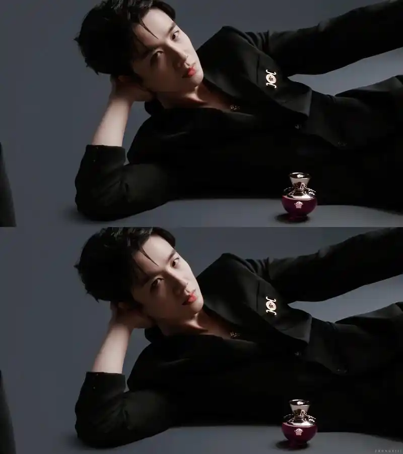 白敬亭官宣新的香水代言