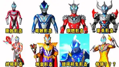 盘点捷德奥特曼的八种形态,尊皇形态vs钢燃形态,哪一种更强?