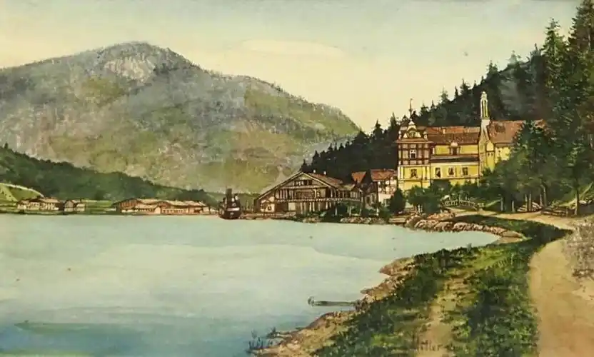 原创希特勒一幅油画曾卖100万网友称一个被战争耽误的艺术家